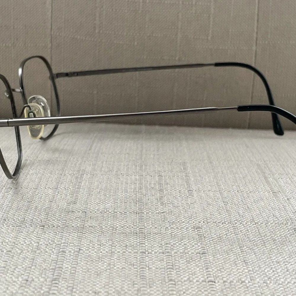Men's Metal Frame Glasses - Silver - Picture 11 of 12